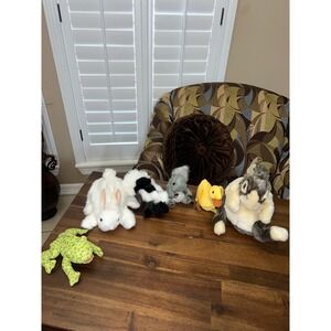 Folkmanis Puppet mouse, Duck, Rabbit, Squirrel, Frog Plush Stuffed Animal